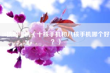 10核的手机（十核手机和八核手机哪个好？）