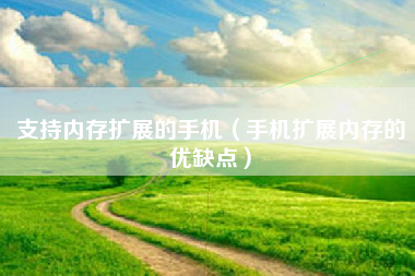 支持内存扩展的手机（手机扩展内存的优缺点）